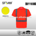 T-shirt de impressão personalizado de alta qualidade para homem com venda quente na Europa, EN ISO 20471 CLASS 2